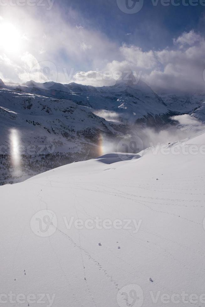 Cervino di montagna zermatt svizzera foto