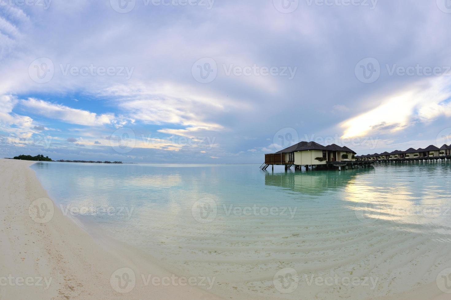 paesaggio tropicale della spiaggia foto