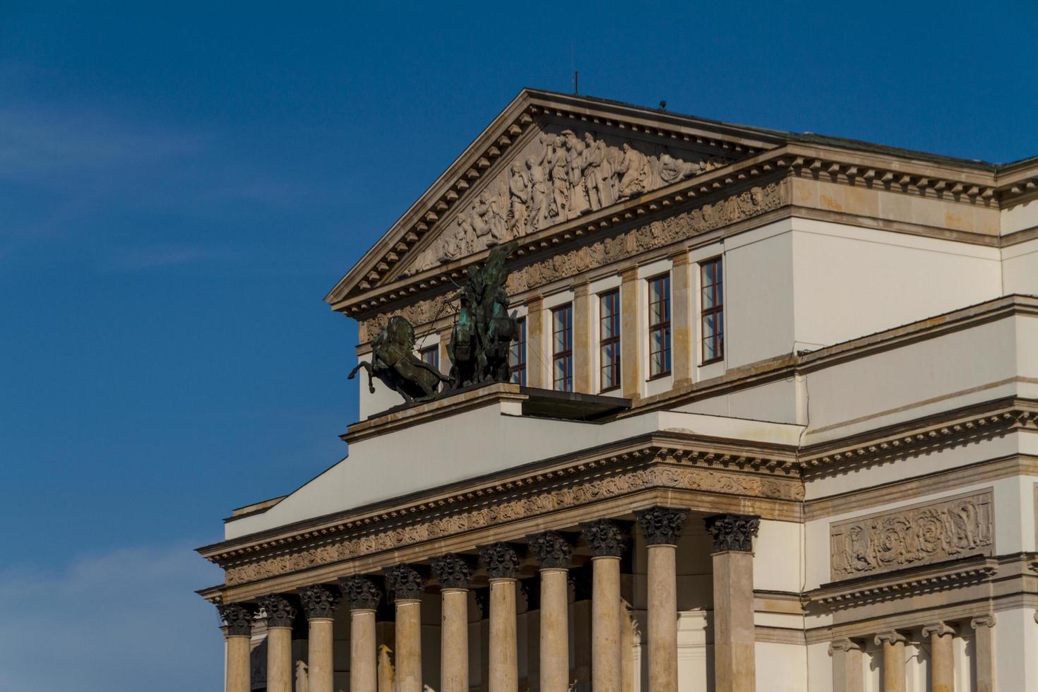 varsavia, Polonia, 2022 - nazionale musica lirica Casa e nazionale Teatro edificio foto