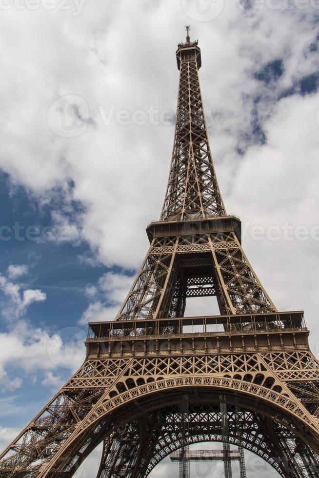 eiffel Torre Parigi vicino su Visualizza foto