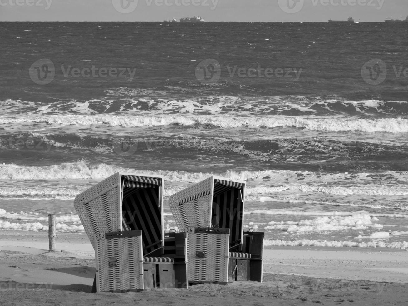 la spiaggia di Wangerooge foto