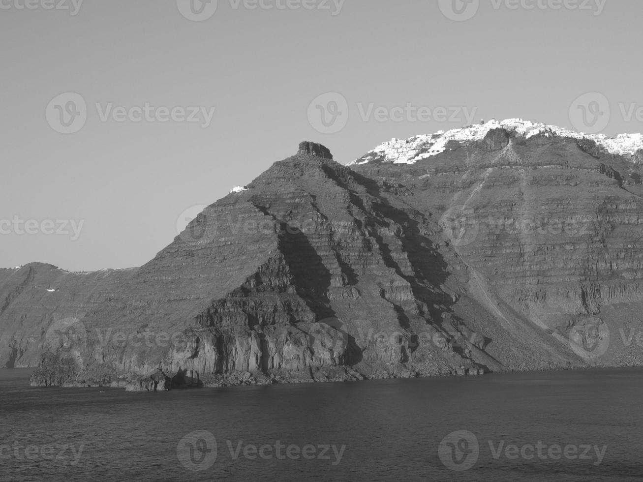 santorin isola nel Grecia foto