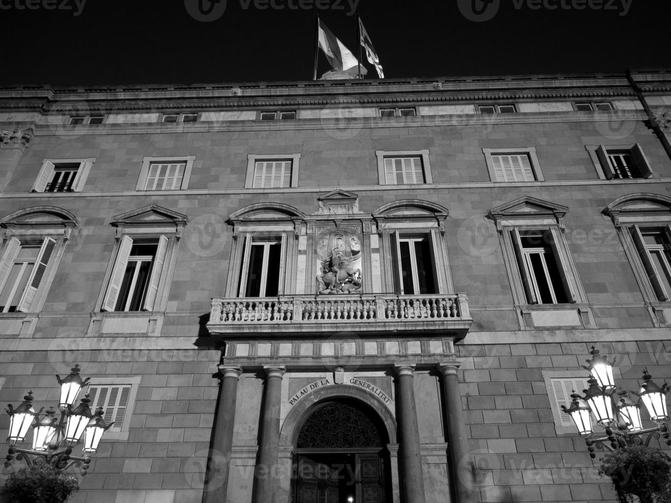 Barcellona di notte foto