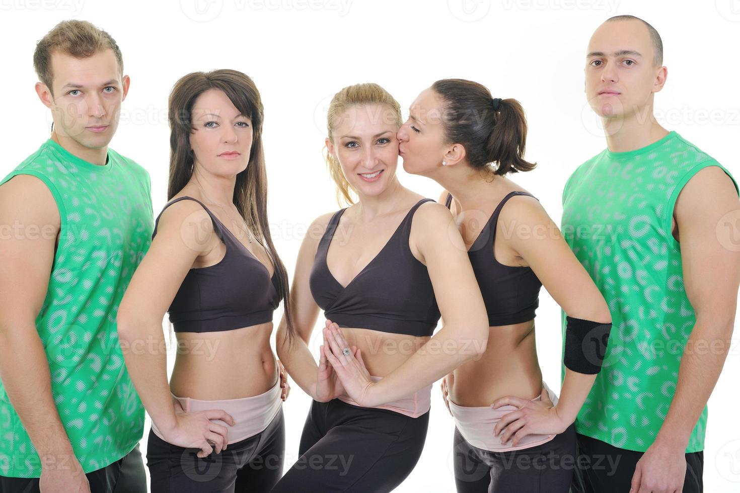 persone gruppo fitness foto