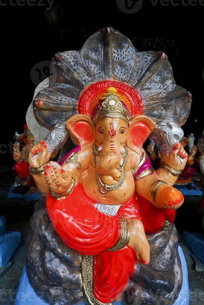 contento ganesh Chaturthi Festival, signore Ganesha statua foto