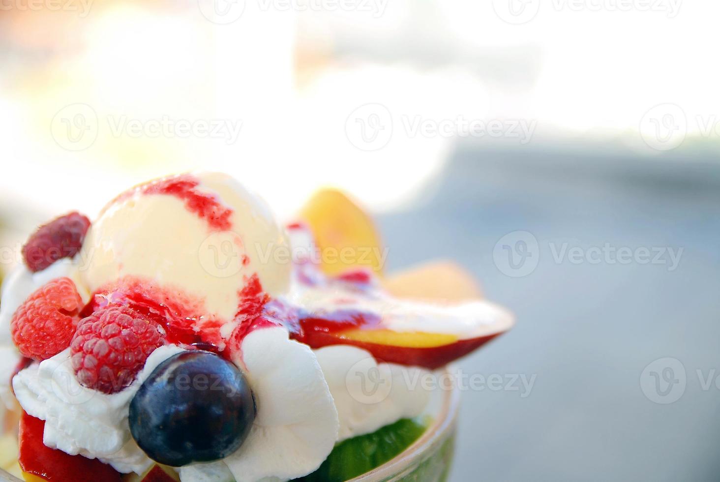 frutta insalata tazza foto