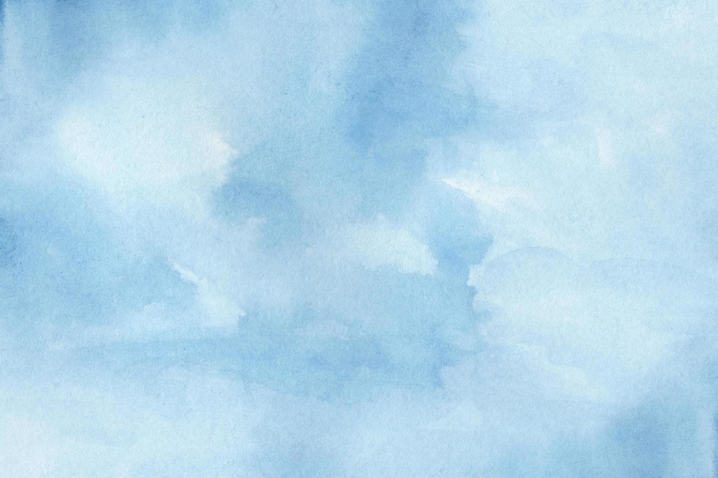 astratto blu colorato mano disegnare acqua colore sfondo foto