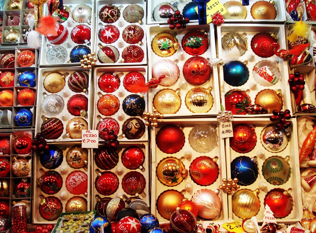 Natale decorazione. Natale ornamenti. allegro Natale concetto. foto