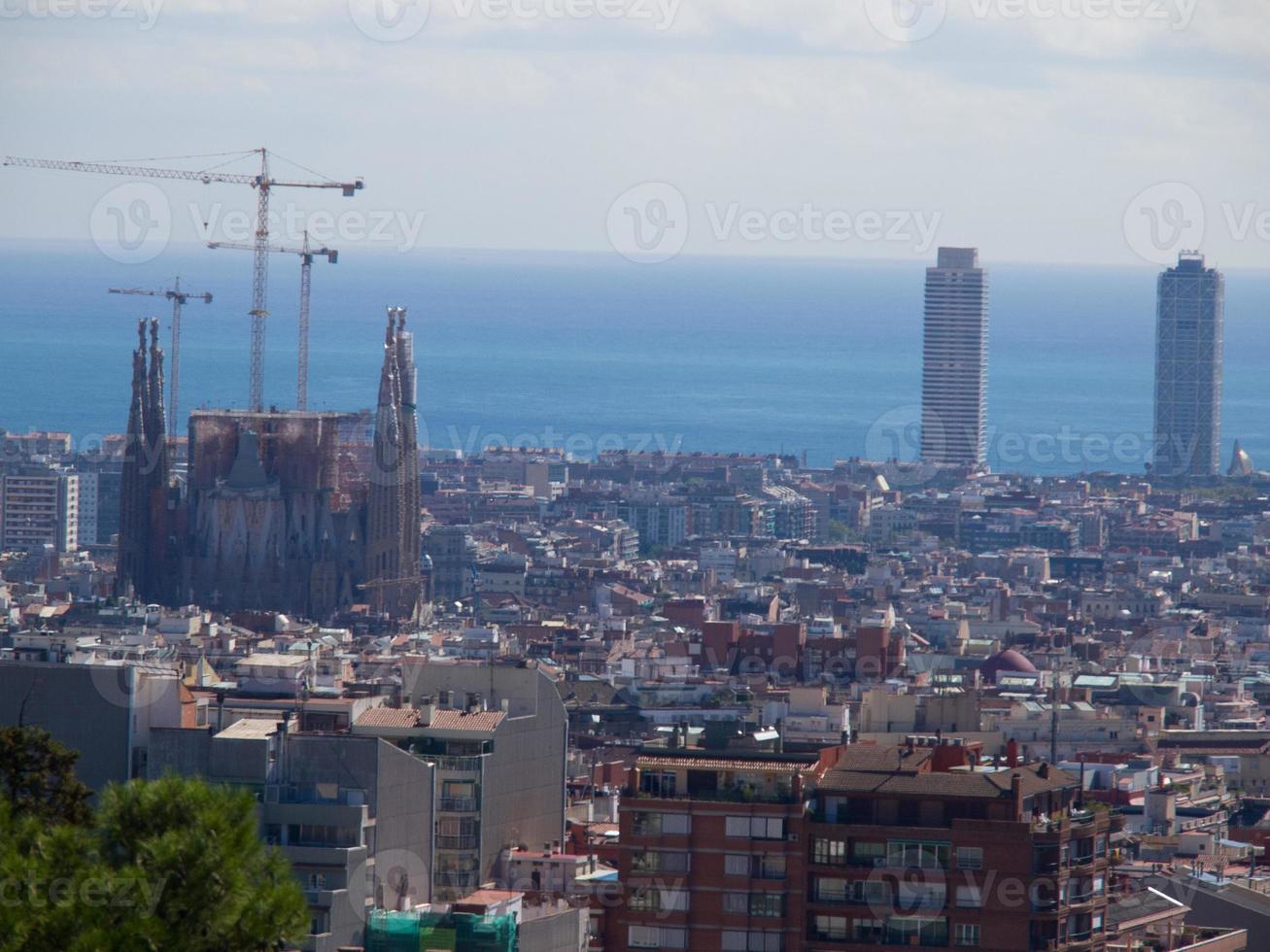 la città di Barcellona foto