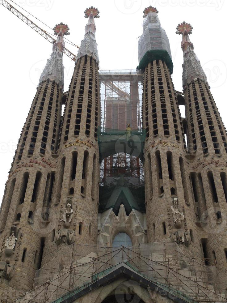 la città di barcellona in spagna foto