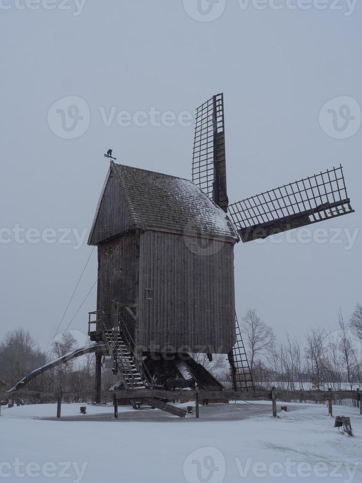 inverno tempo nel TE Tedesco Münsterland foto