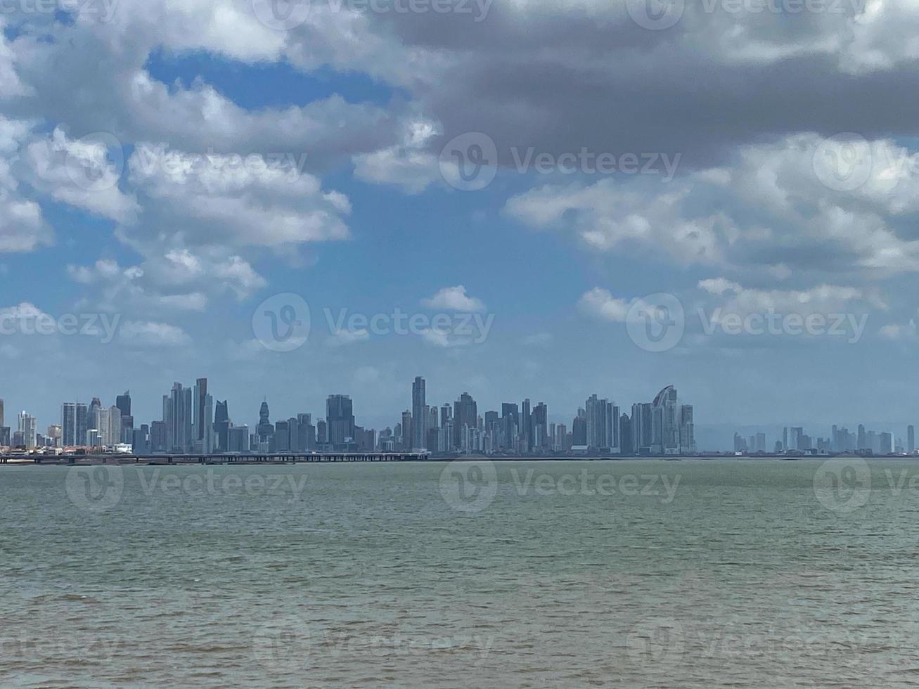 Panama città e il Panama canale foto