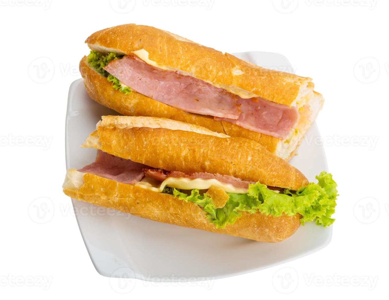 panino prosciutto e formaggio foto