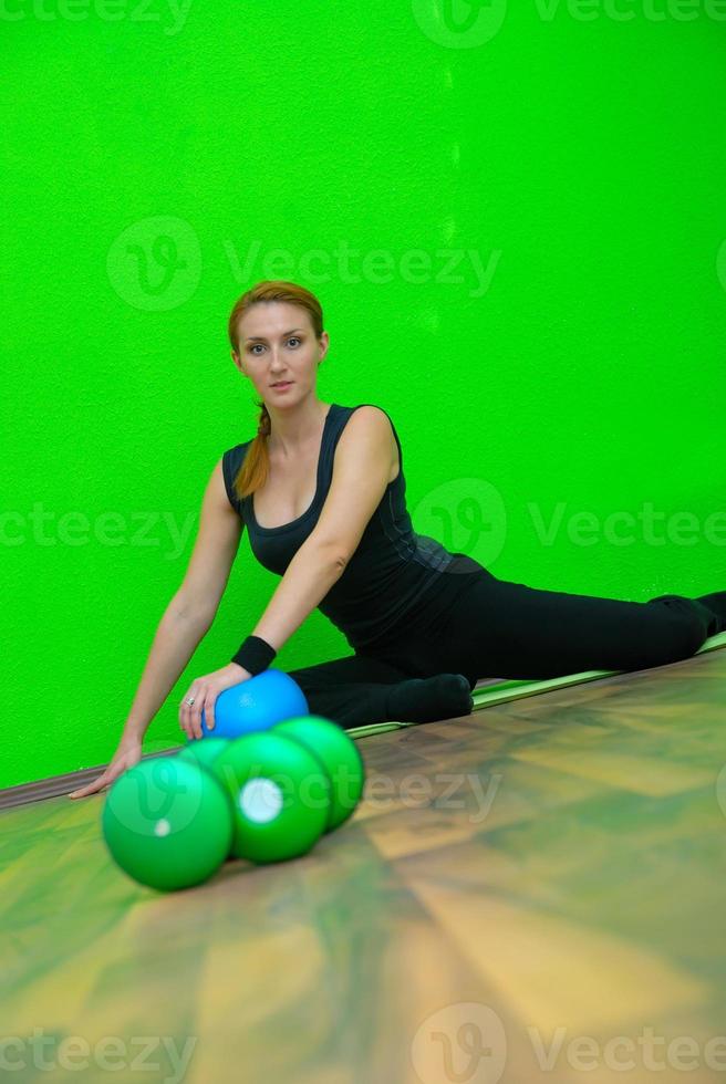 yoga donna allenarsi foto
