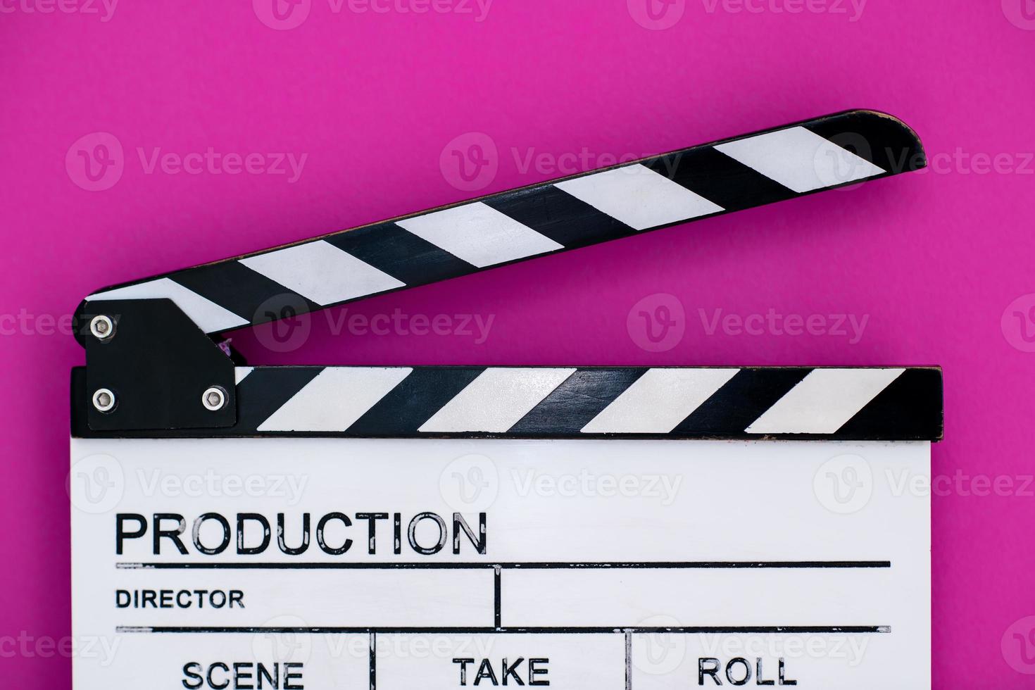 film battacchio su rosa viola viola sfondo foto