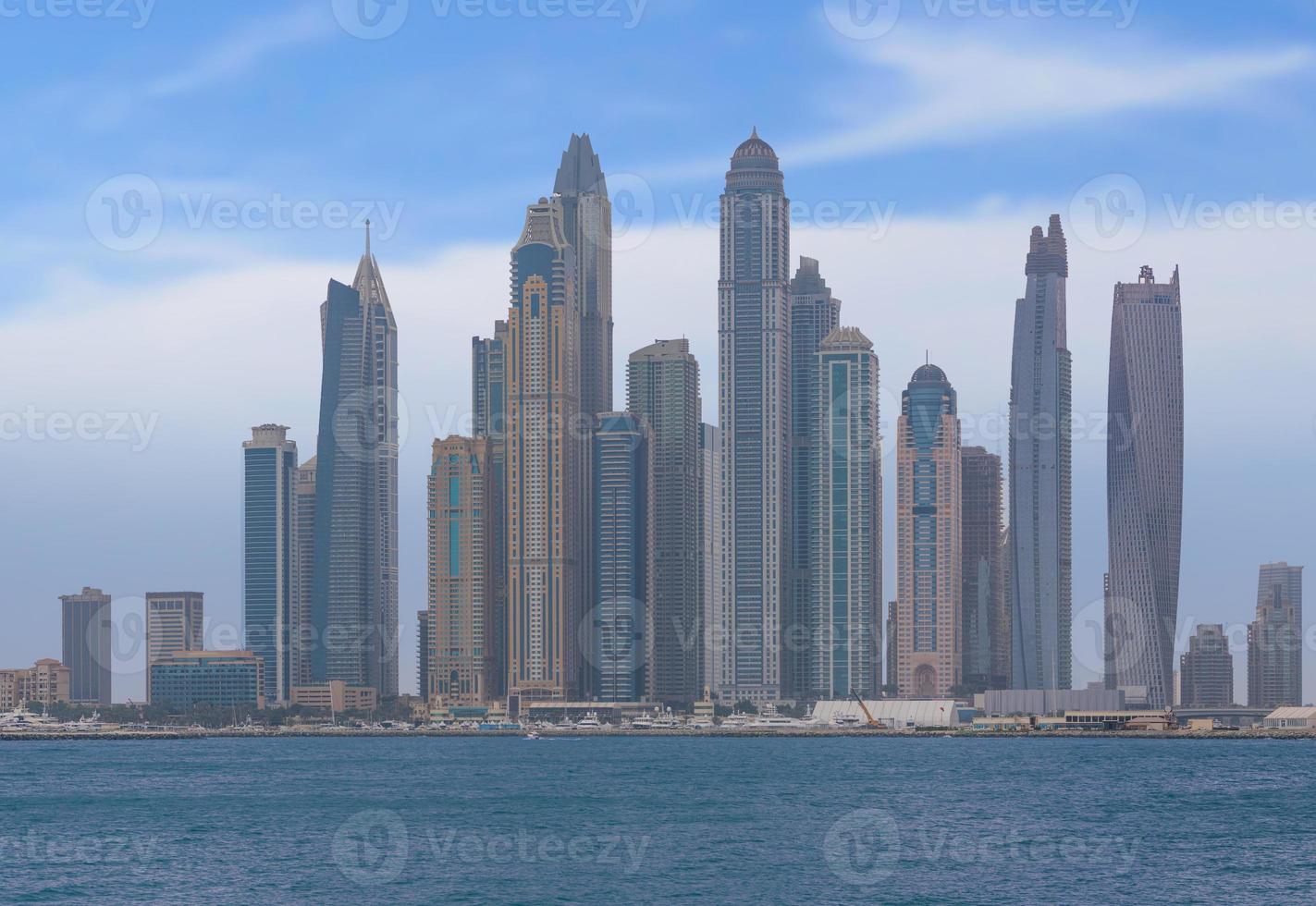 panorama dubai città Emirati Arabi Uniti foto