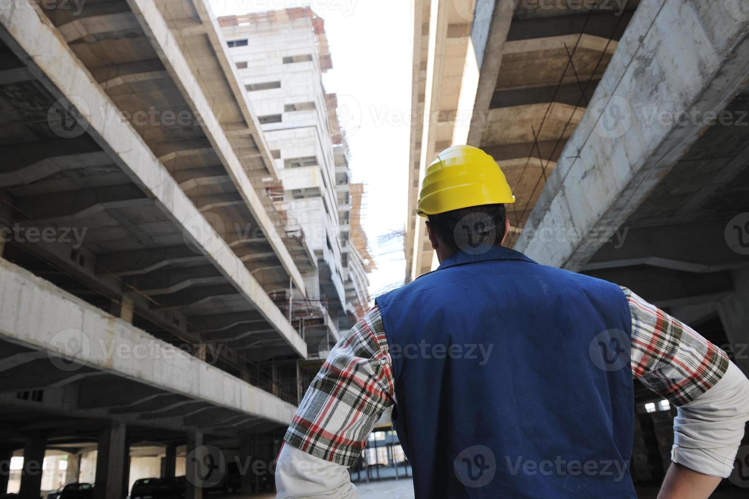 difficile lavoratore su costruzione luogo foto