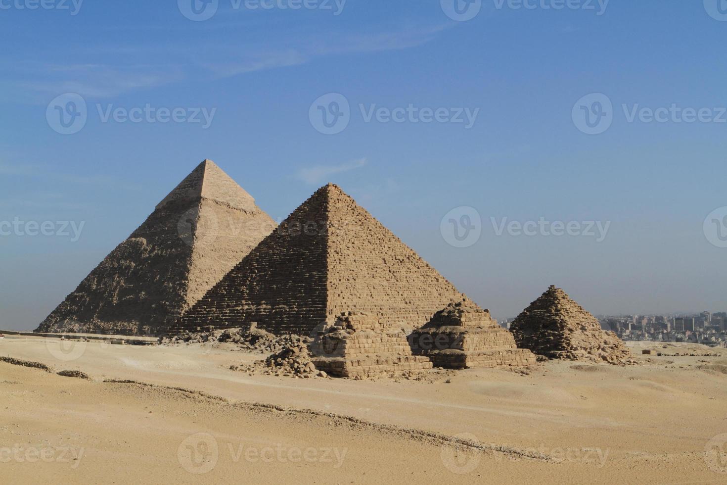 die pyramiden und sphinx von gizeh in Egitto foto