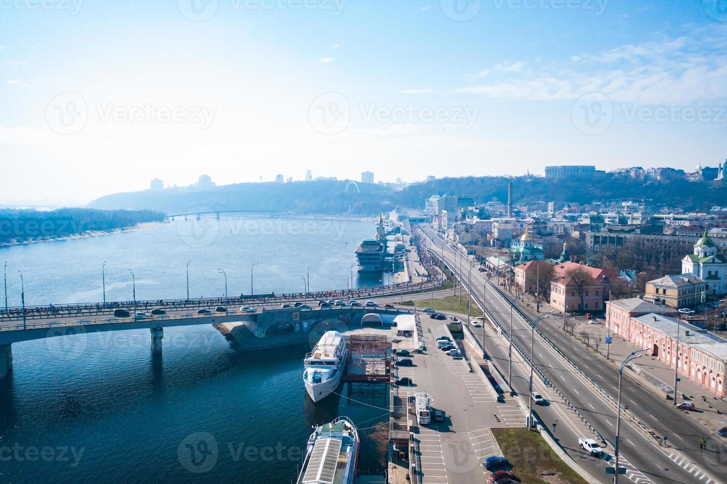 nova poshta kyiv metà maratona. aereo Visualizza. foto