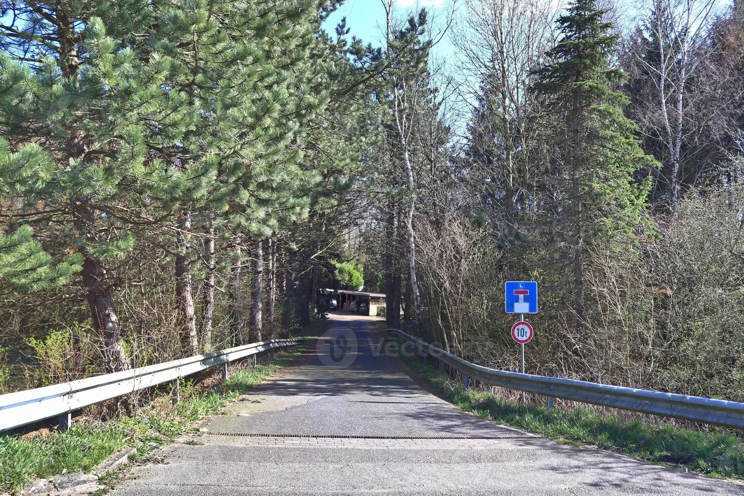 bellissimo Visualizza su campagna strade con i campi e alberi nel settentrionale Europa foto