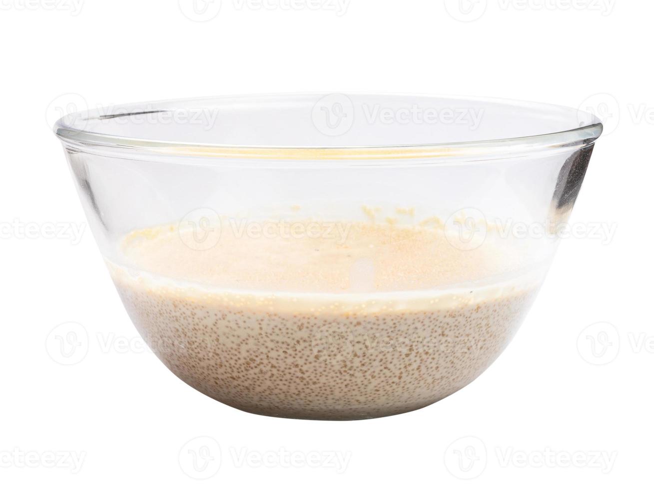 amaranto porridge bollito con Noce di cocco latte foto