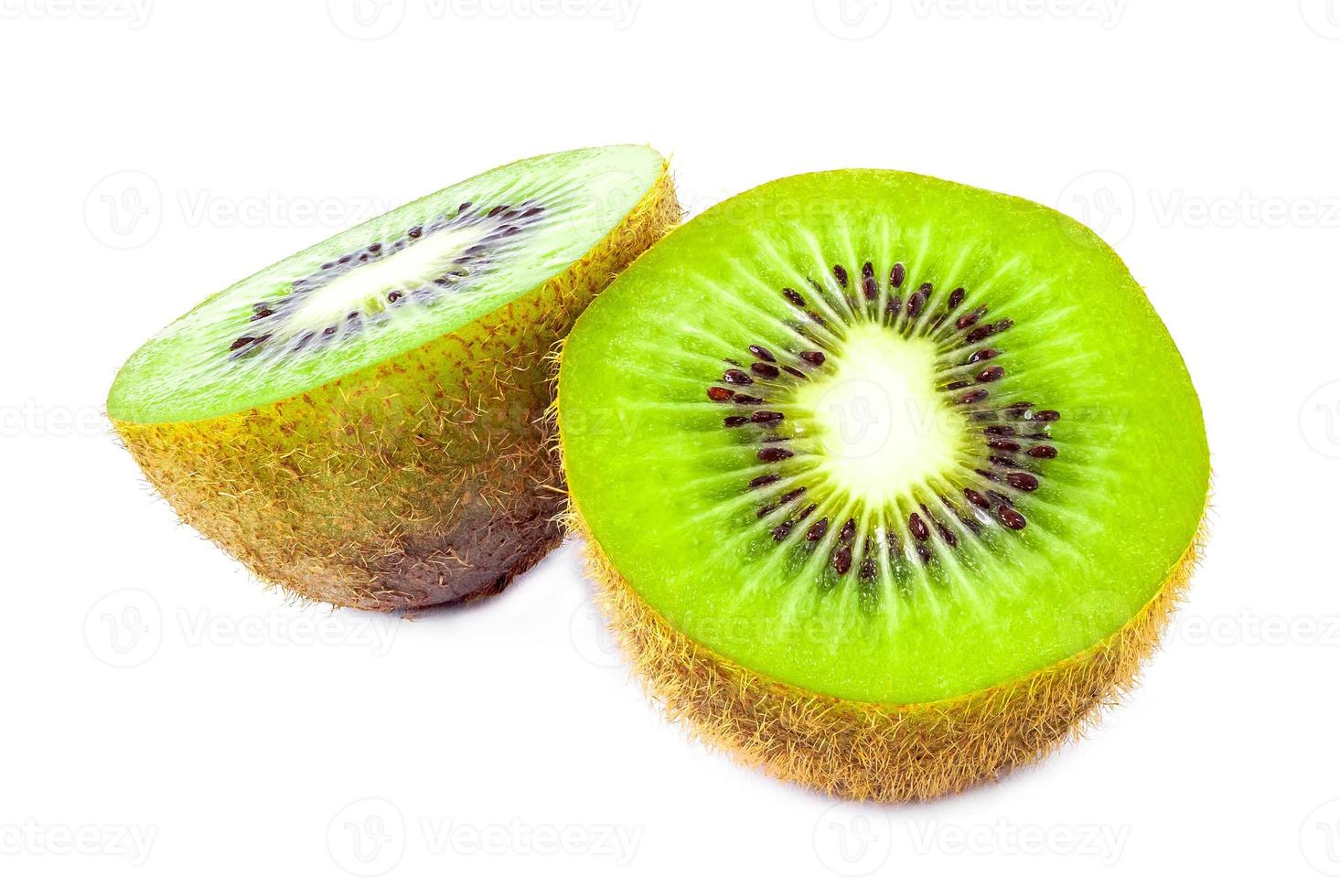 kiwi isolato su sfondo bianco foto