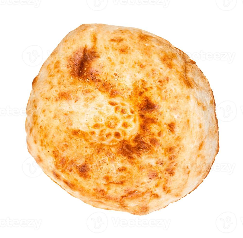 superiore Visualizza di al forno tandoor pane non isolato foto