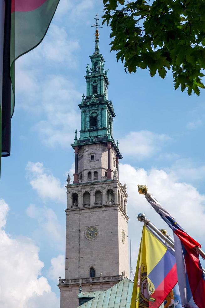 czestochowa, Polonia, 2014. parziale Visualizza jasna gora monastero nel czestochowa Polonia foto