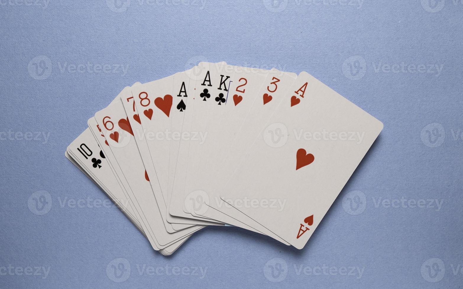 set di carte da gioco foto