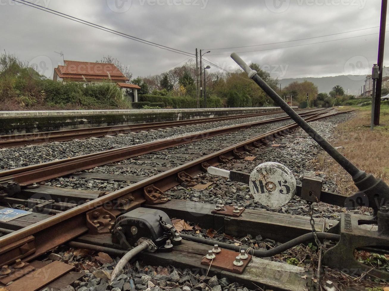 pontedeum ferrovia stazione foto