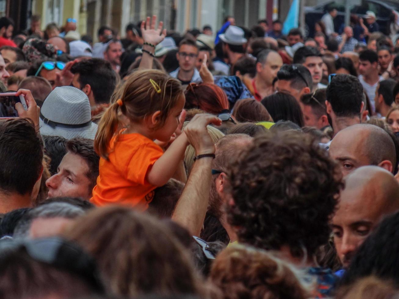 mugardi, un' coruna, galizia, Spagna polpo festa 14-07-2018 foto