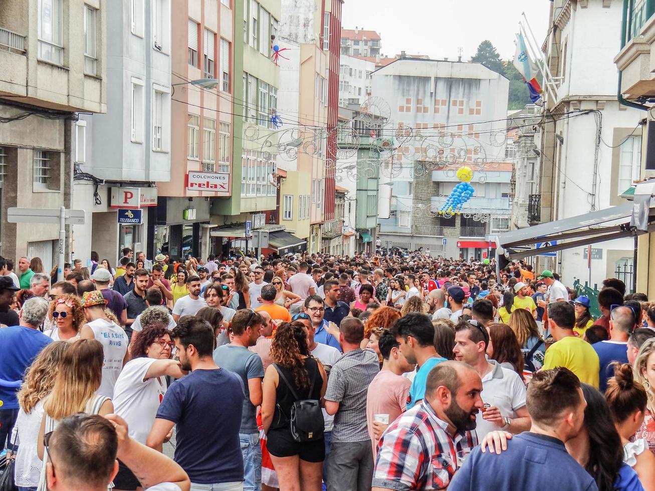 mugardi, un' coruna, galizia, Spagna polpo festa 14-07-2018 foto