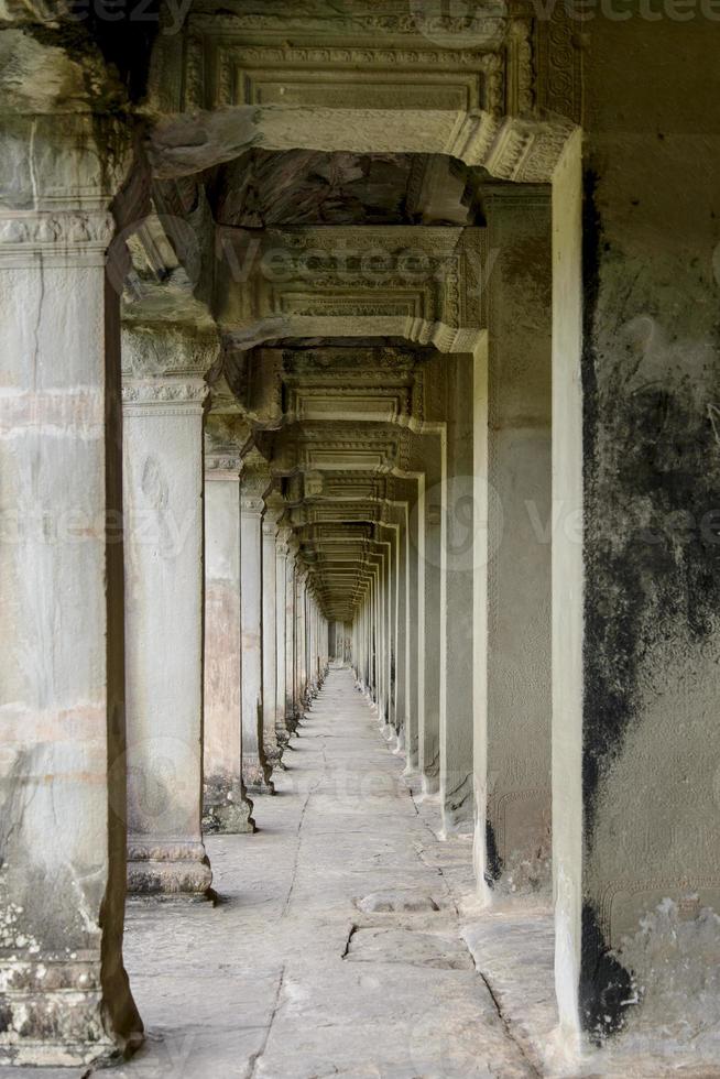 corridoio di Angkor Wat foto