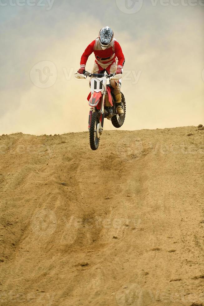 equitazione un' motocross bicicletta foto