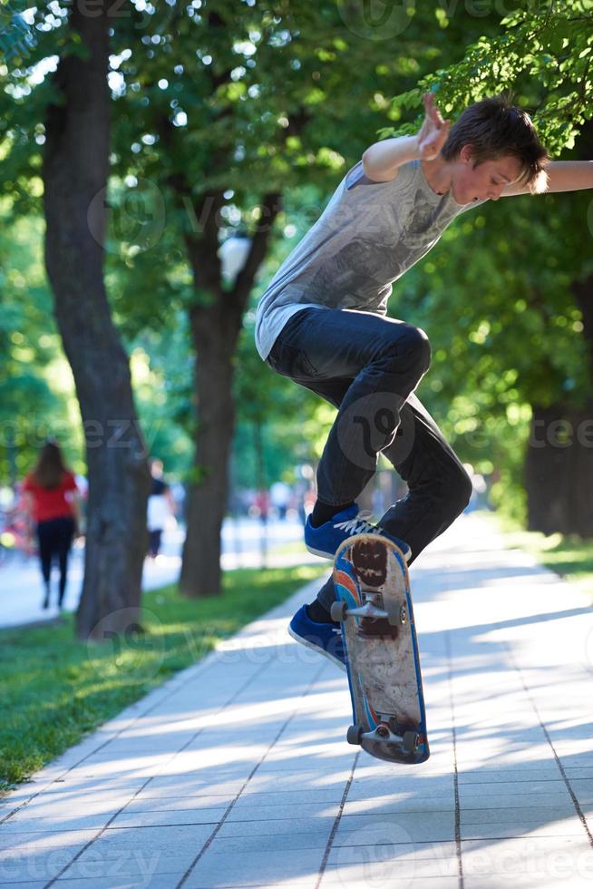 skateboard saltare Visualizza foto