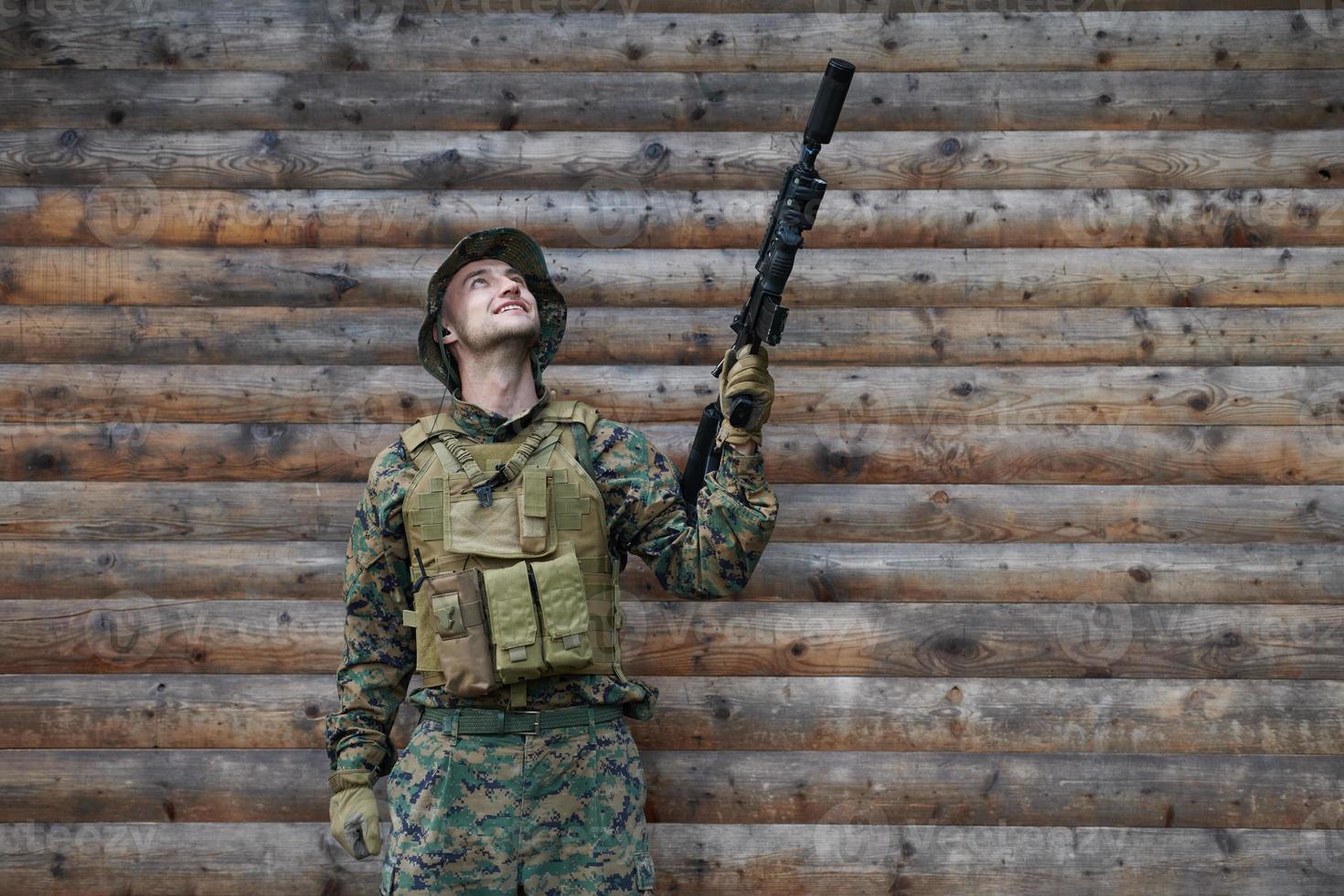 ritratto di soldato militare foto