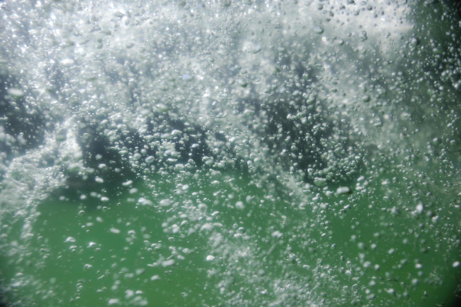 sfondo di bolle d'acqua foto