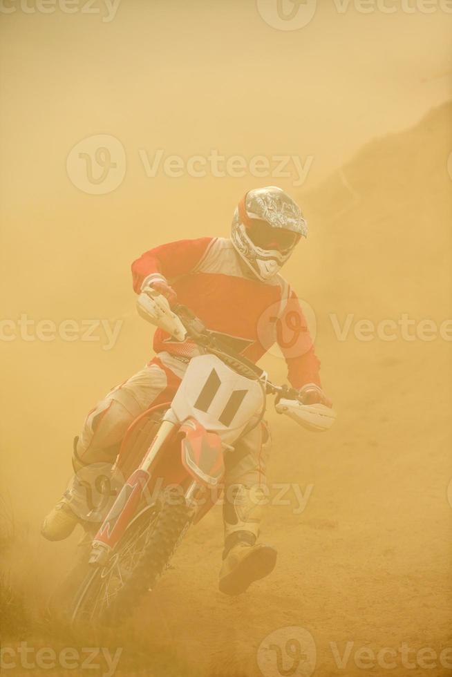 equitazione un' motocross bicicletta foto