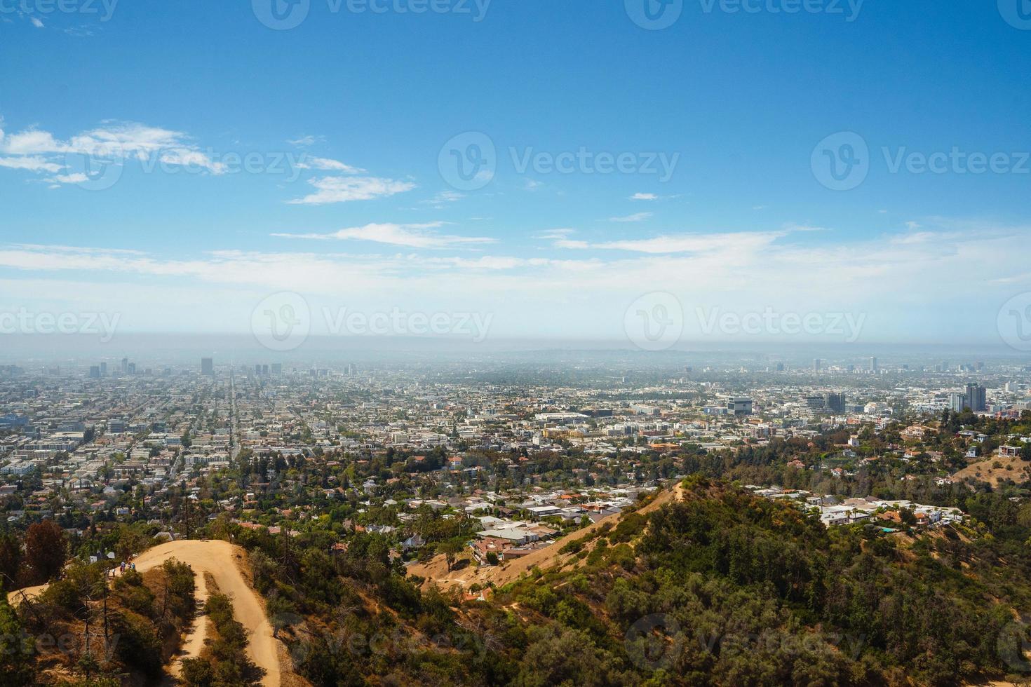 panorama di los angeles foto