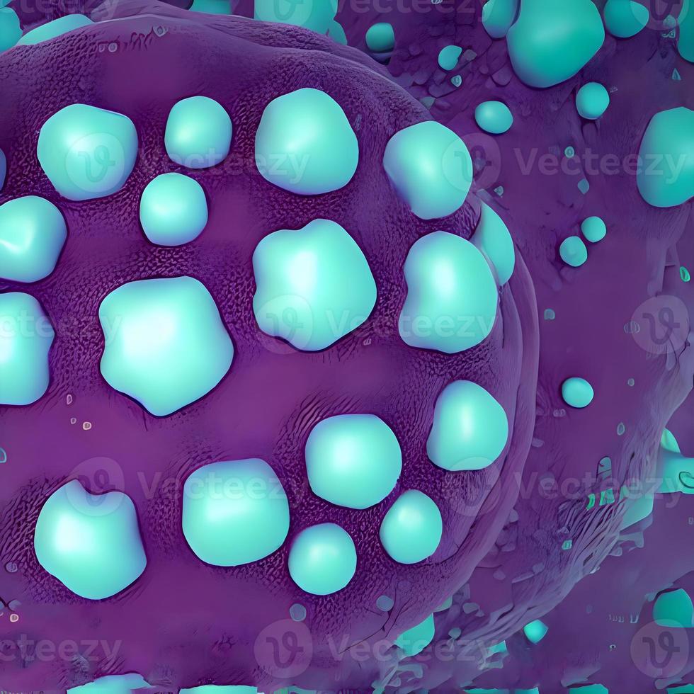 batteri virus o germi microrganismo cellule. medico illustrazione. 3d illustrazione. un' alto risoluzione 3d interpretazione foto