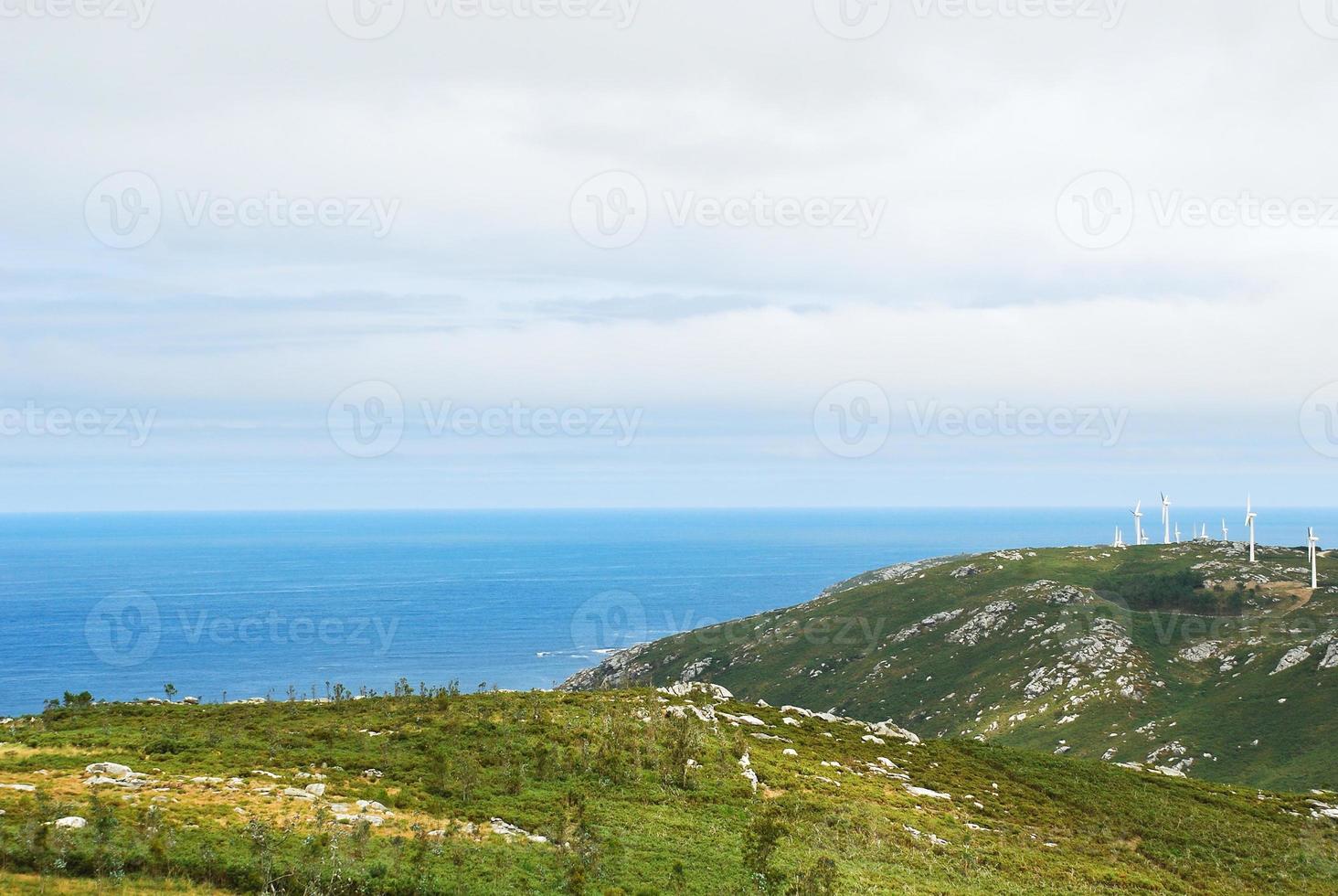 vento azienda agricola su capo vilano, galizia, Spagna foto