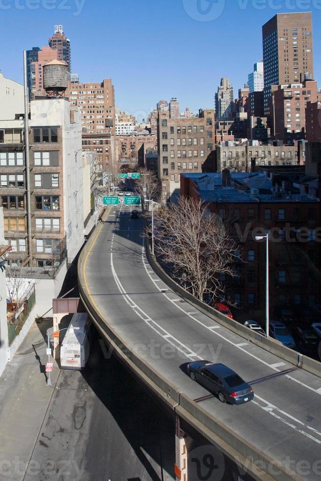 sopra Visualizza di New York strade foto