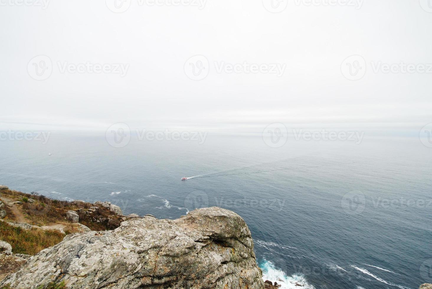 atlantico oceano a partire dal capo finisterre, Galizia foto