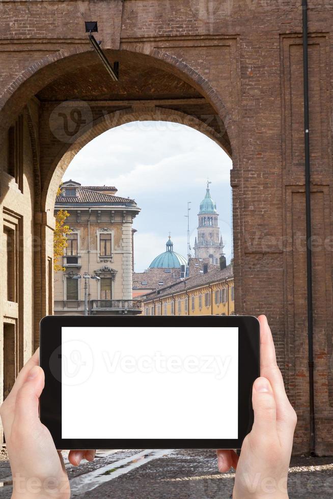 turista fotografie di parma città, Italia