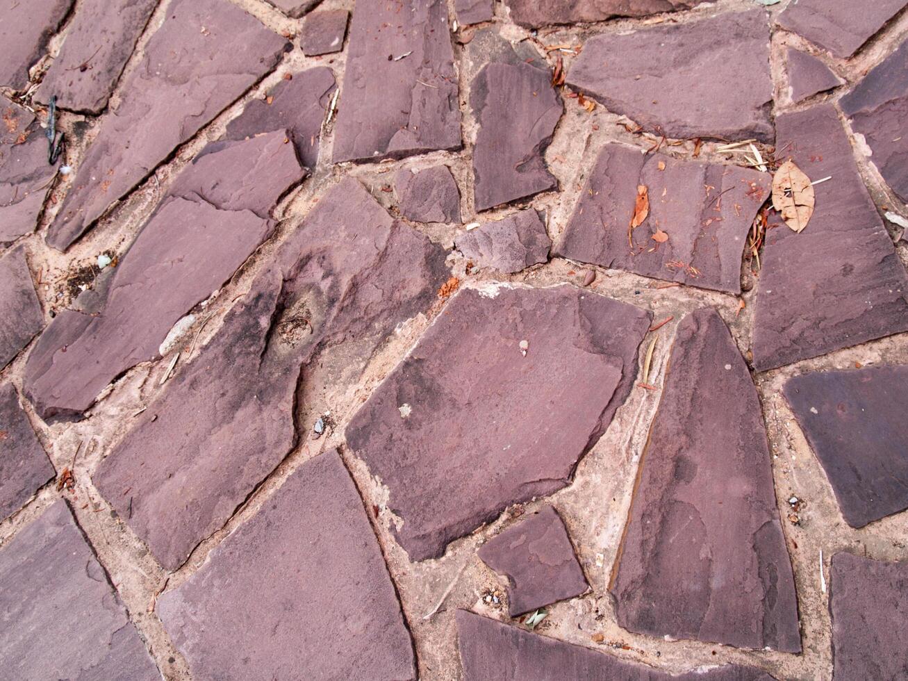 il struttura di pietra Usato per sfondo immagini, superficie di pietra Marrone colore foto