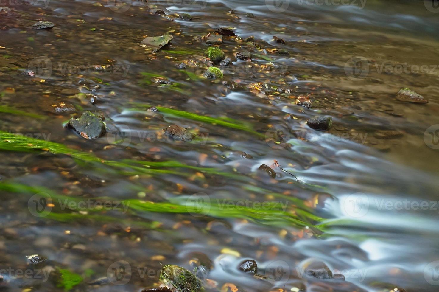 fluente acqua nel il torrente foto