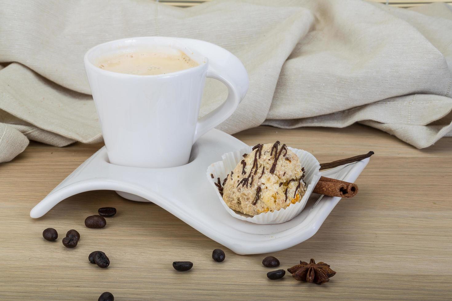 caffè con torta foto