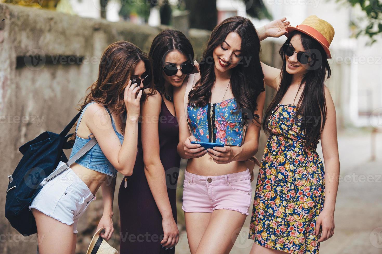 belle ragazze in città foto