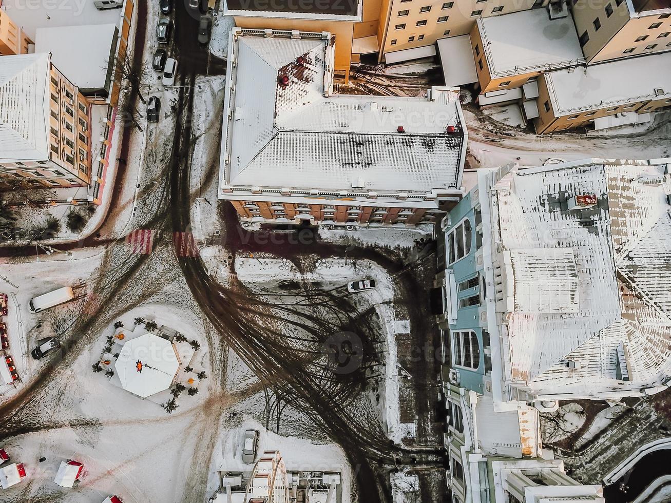 kontraktova piazza su podil nel kiev, aereo Visualizza foto