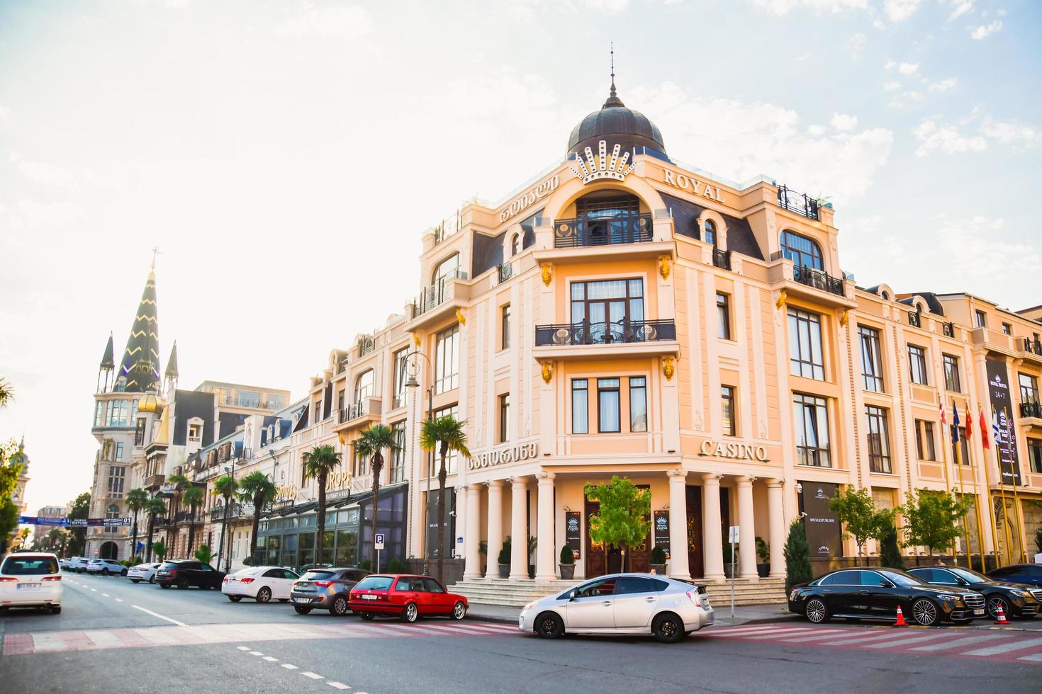 batumi, Georgia, 2022 - reale casinò edificio nel batumi - casinò edifici. famoso gioco d'azzardo posto nel georgiano vegas città batumi foto